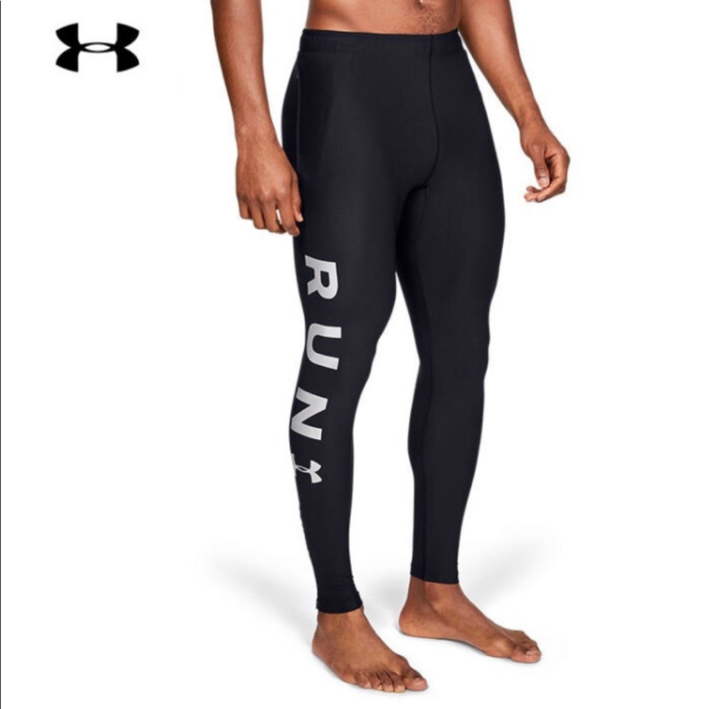 UA Reflective HeatGear® Run Graphic Tights Sz XL